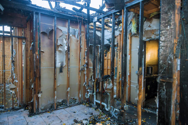Professional Fire Damage Removal technician working in Springdale, PA